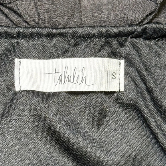 Talulah Black Ruffle Tiered Midi Dress Women's size Small - Picture 7 of 10